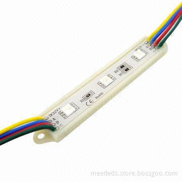 Rectangle 3x SMD5050 RGB Waterproof LED Module for Advertising